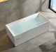 Massage Bath Tub with waste c/w 4 pcs middle jets, 8 pcs small jets and 8pcs air jets