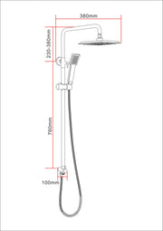 Exposed Shower Bar Set