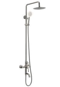 Exposed Shower Bar Set - Satin