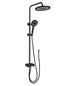 SUS304 Exposed Shower Bar Set (for Instant Water Heater used) - Matt Black