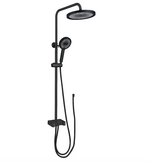 SUS304 Exposed Shower Bar Set (for Instant Water Heater used) - Matt Black