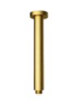 8" Vertical Shower Arm c/w Flange - Matte Gold