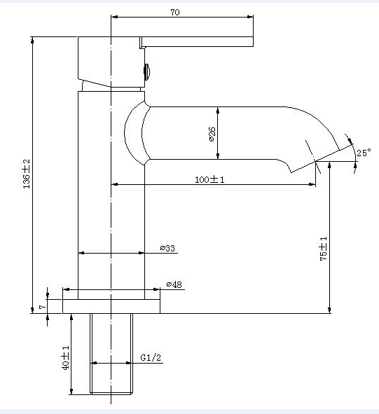 Basin Cold Tap