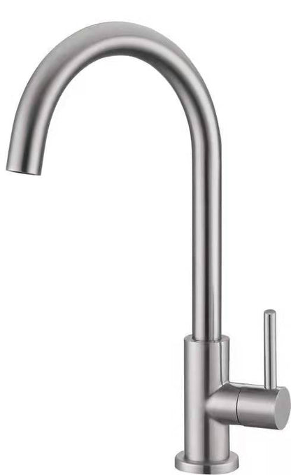 SUS304 Pillar Sink Tap - Satin