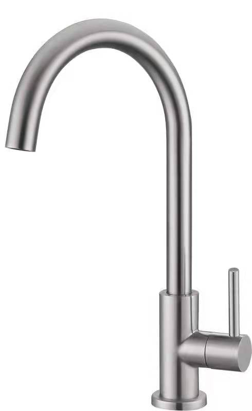 SUS304 Pillar Sink Tap - Satin