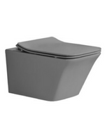 VARIS Wall Hung WC Complete Set (P180mm) - Matte Grey