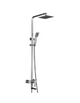 SUS304 3 Way Square Expose Shower Set
