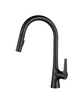 Single Lever Pull-Down Pillar Sink Mixer-Black Matt