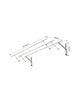 Clothes Hanger c/w Extendable Rod Full Set (1.2 to 1.8 meter)