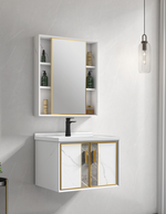 Marble Series Aluminium Basin Cabinet