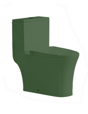 LUCCA WC Complete Set (S-250mm) - Matte Dark Green