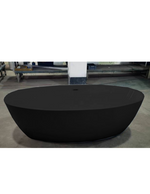 Luxury matte black freestanding bath tub in Malaysia