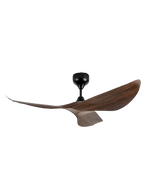 Rezo DC Motor Ceiling Fan- (38 '") 3 ABS Blade with 6+6 Speed Remote control - Dark Wood