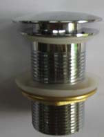 Basin Waste without Overflow - Chrome Gold