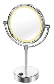 LED Magnifying Mirror - Black & Gold (DO-500)