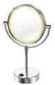LED Magnifying Mirror - Black & Gold (DO-500)