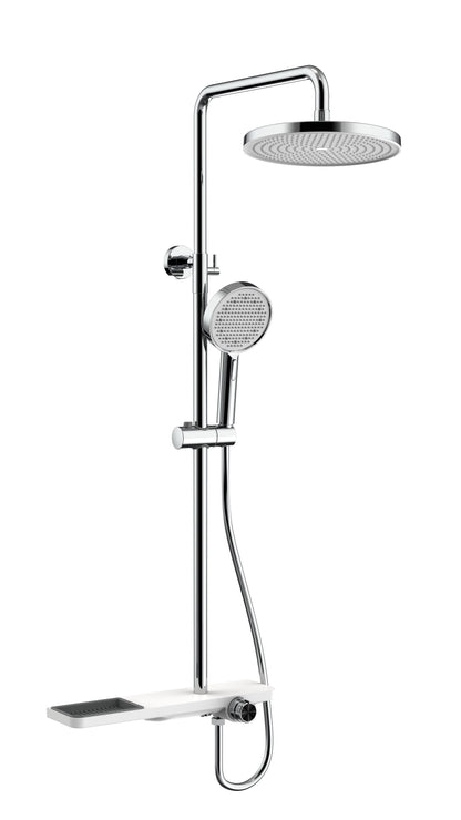 Exposed Shower Bar Set - Chrome