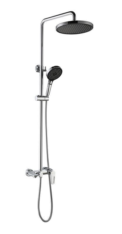 Exposed Shower Bar Set - Chrome