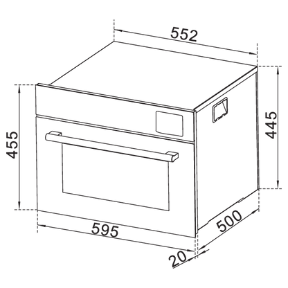 Robam Steam Oven - Black