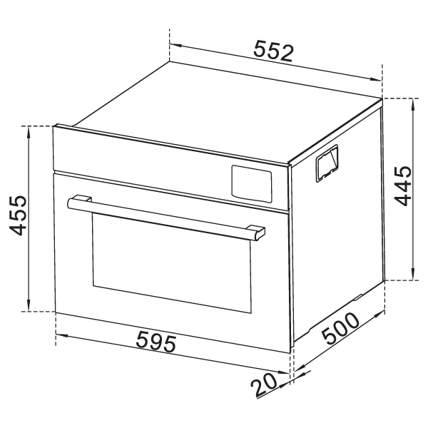 Robam Steam Oven - Black