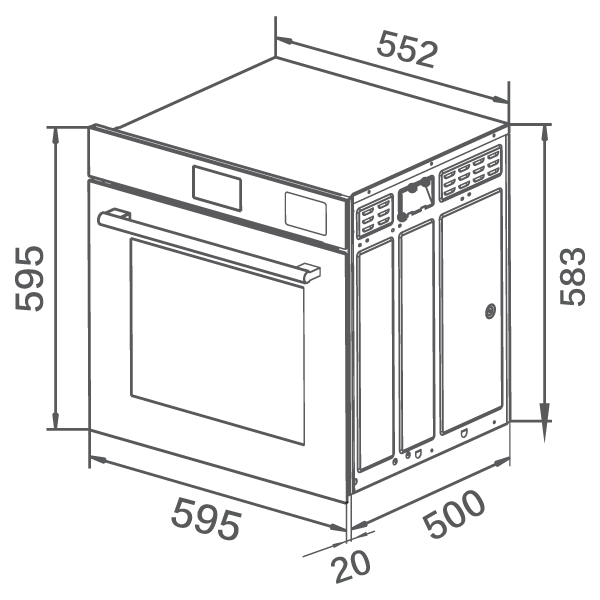 Robam Steam Oven - Black