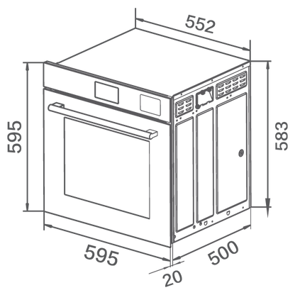 Robam Steam Oven - Black