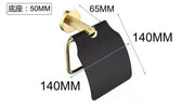 SUS304 Paper Holder - Black & Gold