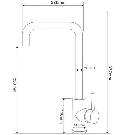 Pillar Sink Mixer