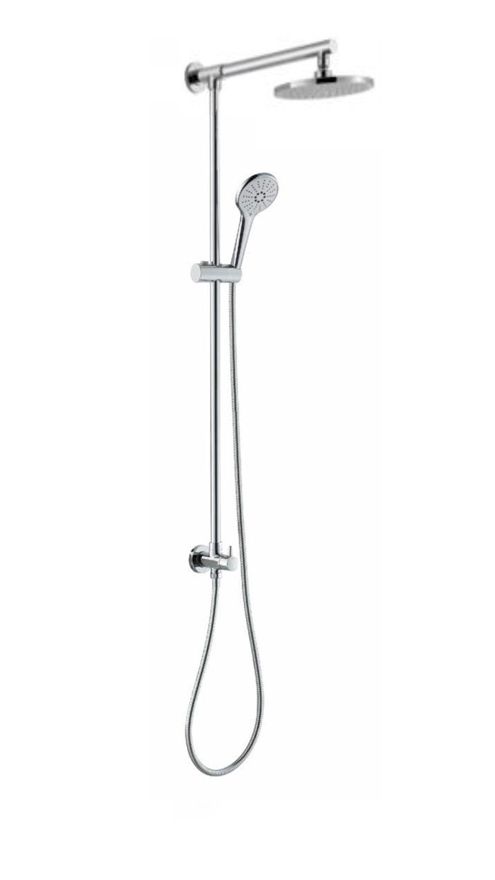 Top Inlet Exposed Shower Bar Set - Chrome