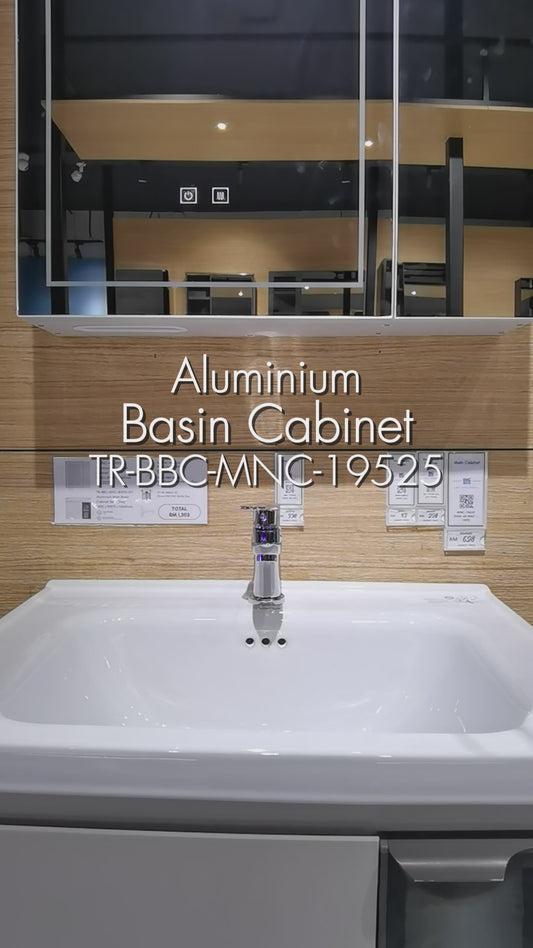 Aluminium Basin Cabinet Set - TR-BBC-MNC-19525 product video