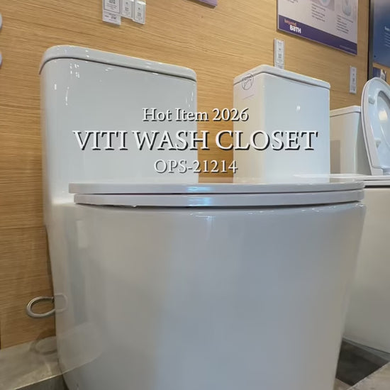 VITI Washdown Spinning Flush WC Complete Set with UF Seat Cover (S-250mm) - White - LC-SYW-OPS-21214-WW product video