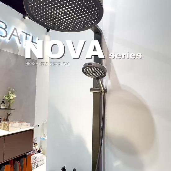 SUS304 Exposed Shower Bar Set - Grey video [src:file:BB_SH-EBS-23187-GY_ww.mp4]