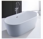 Modern freestanding bath tub Malaysia with waste, compact bath tub design for premium bathroom