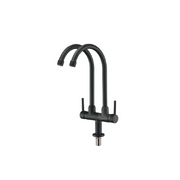 Pillar Sink Cold Tap with Double Spout