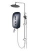 Alpha Instant Water Heater S18i c/w Rain Shower - Metal Black