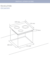 Fotile EEG60301 Electrical Hob