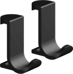 WallStoris - Towel hook wide- Matt Black packaging unit: 2 pieces