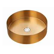 SUS304 Above Counter Wash Basin c/with Waste - Nano Gold