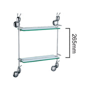 2 Tier Glass Shelf