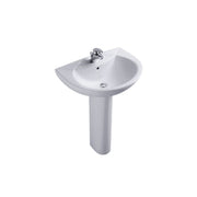 LINUX Wall Hung Wash Basin c/w Fixing Bolt - White