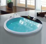 Built-in massage bath tub with ergonomic contours and integrated features for relaxation and best price.