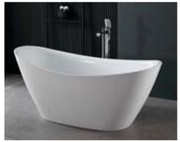 Compact free standing bath tub malaysia with waste, great for small spaces, elegant and functional