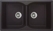 Granite-Tech Double Bowl Kitchen Sink - Black