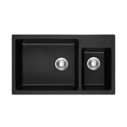 Granite-Tech Double Bowl Kitchen Sink - Black